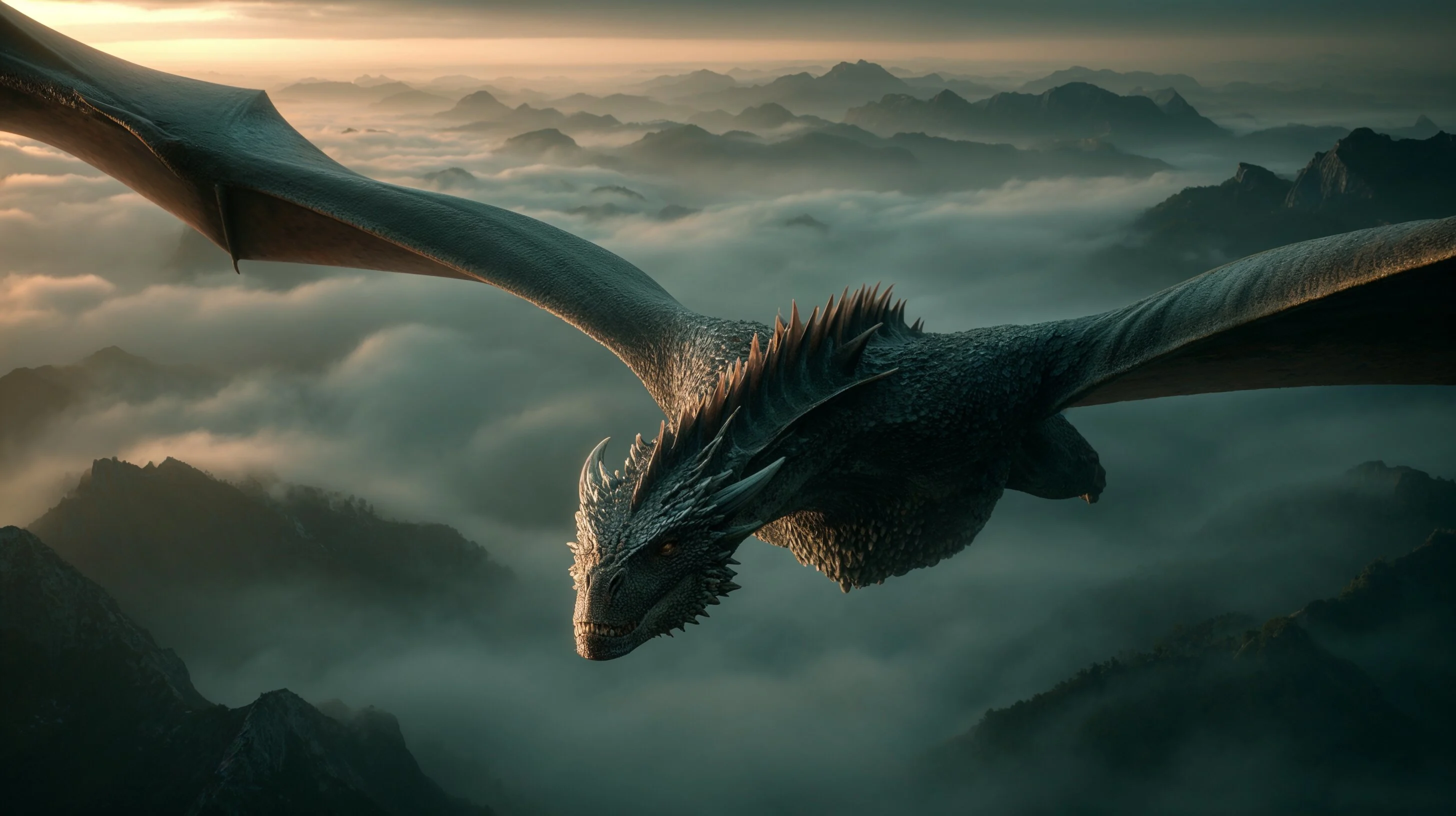 Dragon flying | Qwen Image